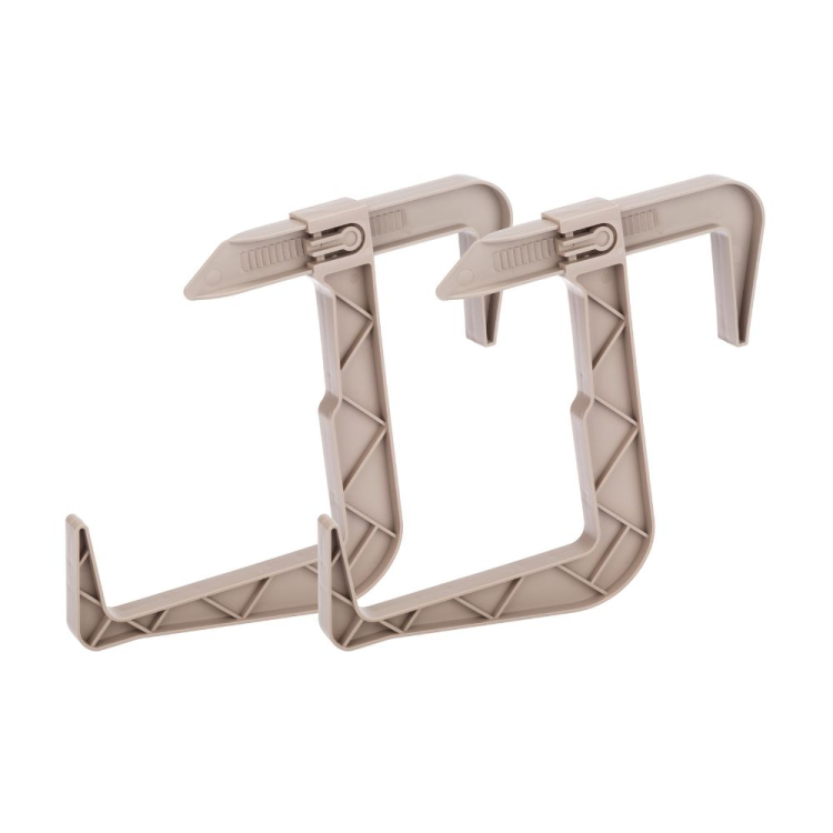 Uchwyt doniczki balkonowej RATTAN komplet 2 sztuki karmel